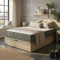 Pack Dormitorio ORTOPÉDICO 28cm · Colchón Muelles Ensacados + Canapé