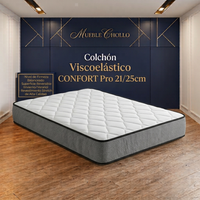 Colchón CONFORT Viscoelástico · Doble Grosor 21/25cm · Firmeza Media