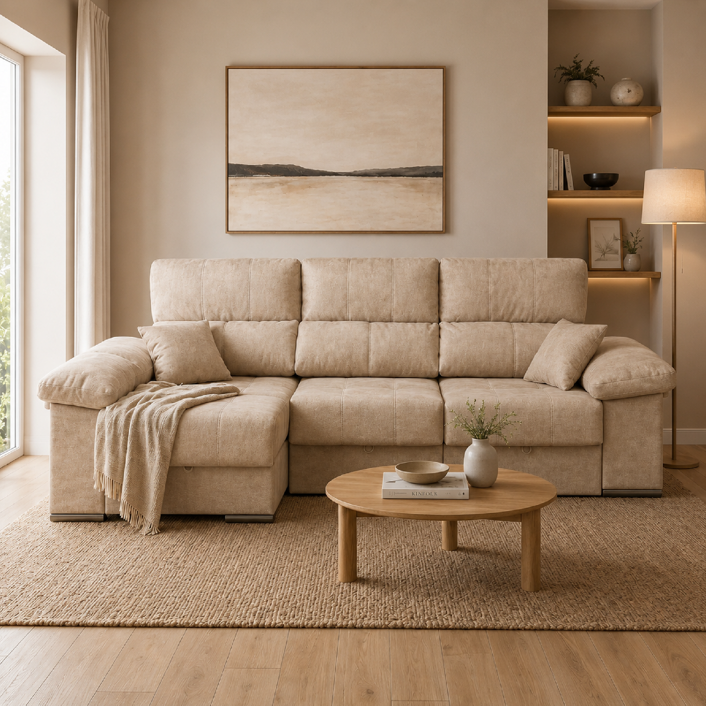 Sofá Cama ROMA beige