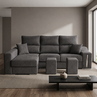 Sofá Chaiselongue ROMEO · Diseño Moderno · Máximo Confort