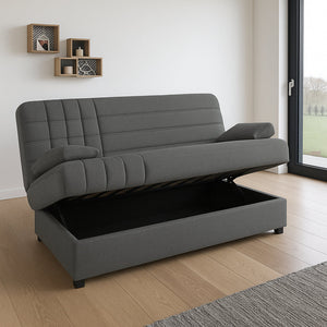 Sofá Cama EMMA Clic-Clac · Arcón Integrado · 3 en 1