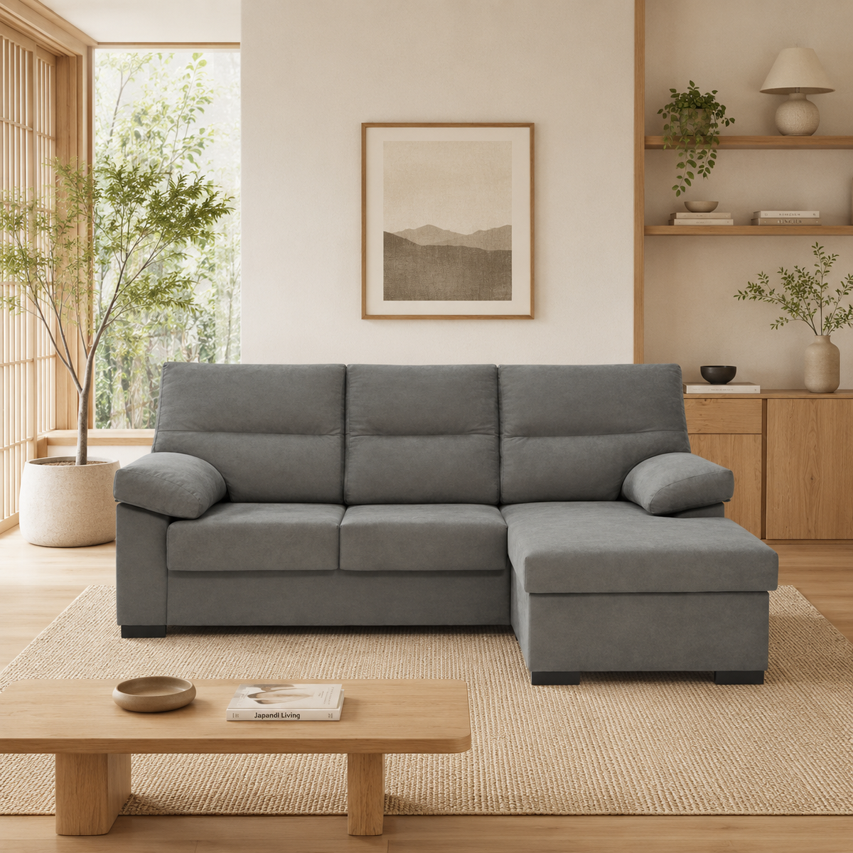 Sofá Chaiselongue ATHENAS · Asiento Extra Amplio